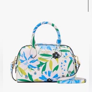 NWT KATE SPADE ♠️ MADISON FLORAL SMALL SATCHEL FESTIVAL FLORAL💐💐💐🌼🌼🌼🌻🌻🌻🌼🌼🌼🌼🌼🌼🌼🌼